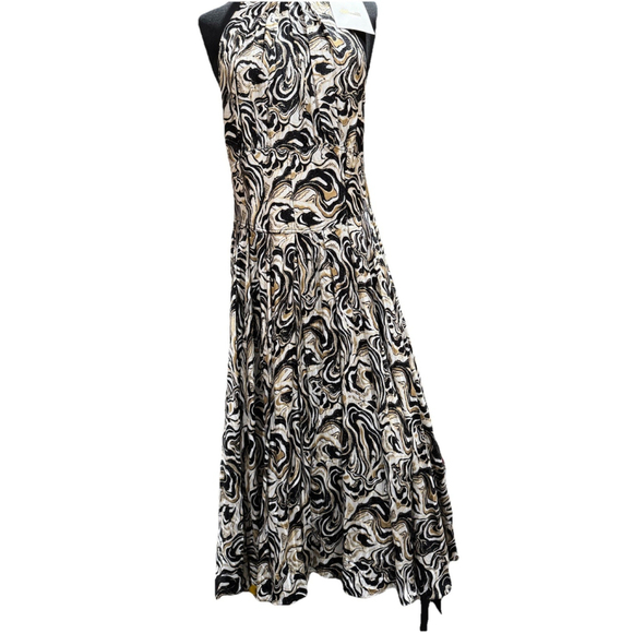 Diane von Furstenberg NICOLA Marble Swing Midi Dress $498 - Picture 2 of 16